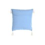 Kissen DKD Home Decor 40 x 15 x 40 cm Blau Weiß von DKD Home Decor, Zierkissen - Ref: S3038097, Preis: 18,10 €, Rabatt: %