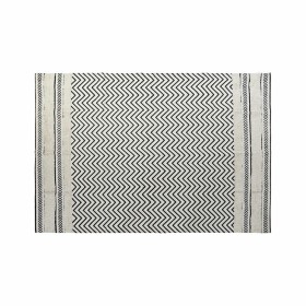 Tappeto DKD Home Decor Nero Zig zag Bianco (120 x 180 x 0,7 cm) di DKD Home Decor, Tappeti - Rif: S3038132, Prezzo: 40,15 €, ...