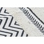 Alfombra DKD Home Decor Negro Zig-zag Blanco (120 x 180 x 0,7 cm) de DKD Home Decor, Alfombras infantiles - Ref: S3038132, Pr...