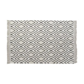 Alfombra DKD Home Decor Negro Blanco (120 x 190 x 0,7 cm) de DKD Home Decor, Alfombras infantiles - Ref: S3038139, Precio: 41...