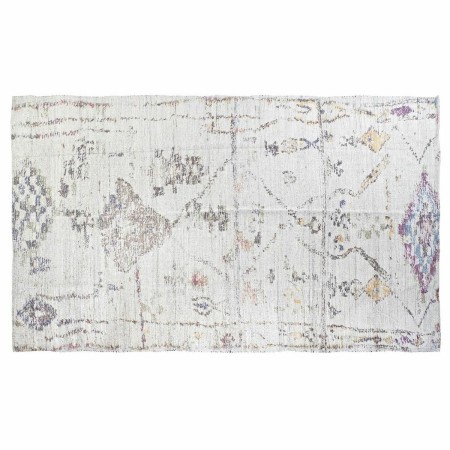 Alfombra DKD Home Decor Blanco Multicolor Árabe (200 x 300 x 0,75 cm) de DKD Home Decor, Alfombras infantiles - Ref: S3038194...