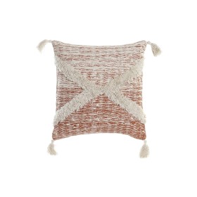 Almofada DKD Home Decor Bege Laranja 45 x 10 x 45 cm Franjas de DKD Home Decor, Almofadas - Ref: S3038284, Preço: 23,62 €, De...