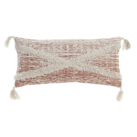 Almofada DKD Home Decor 60 x 10 x 30 cm Bege Laranja Franjas de DKD Home Decor, Almofadas - Ref: S3038285, Preço: 21,33 €, De...