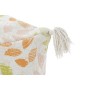 Cojín de suelo DKD Home Decor Beige Hoja de planta Shabby Chic 40 x 40 x 40 cm de DKD Home Decor, Cojines - Ref: S3038291, Pr...