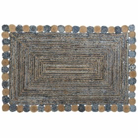 Tapis DKD Home Decor Bleu Multicouleur Indien (200 x 290 x 1 cm) de DKD Home Decor, Tapis - Réf : S3038321, Prix : 169,19 €, ...