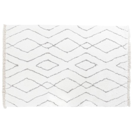 Tapis DKD Home Decor Blanc Gris 200 x 290 x 1,5 cm de DKD Home Decor, Tapis - Réf : S3038342, Prix : 253,80 €, Remise : %