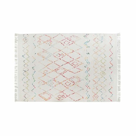 Tappeto DKD Home Decor Bianco Multicolore (120 x 180 x 0,7 cm) | Tienda24 - Global Online Shop Tienda24.eu