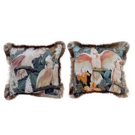 Coussin DKD Home Decor Carré Oriental Frange 45 x 10 x 45 cm (2 Unités) de DKD Home Decor, Coussins - Réf : S3038385, Prix : ...