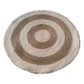 Tapis DKD Home Decor Naturel Beige Boho (150 x 150 x 1 cm) de DKD Home Decor, Tapis - Réf : S3038394, Prix : 50,11 €, Remise : %