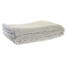 Manta DKD Home Decor 150 x 200 x 2 cm Beige Gris claro Montaña de DKD Home Decor, Mantas y colchas - Ref: S3038403, Precio: 3...