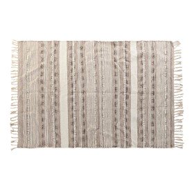 Carpet DKD Home Decor Pink Terracotta White Fringe Urban (160 x 230 x 1 cm) | Tienda24 - Global Online Shop Tienda24.eu