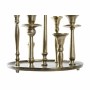 Candelabro DKD Home Decor 29 x 29 x 30 cm Aluminio Moderno (2 Unidades) de DKD Home Decor, Candelabros y portavelas - Ref: S3...