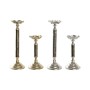 Candelabro DKD Home Decor Alluminio 10 x 10 x 31,5 cm Moderno (2 Unità) di DKD Home Decor, Candelieri e portacandele - Rif: S...