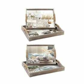 Flat plate Quid Mar de Viento Transparent Glass (Ø 32 cm) (Pack 6x) | Tienda24 - Global Online Shop Tienda24.eu