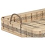 Juego de Bandejas DKD Home Decor Marrón claro Bambú 54 x 43 x 9 cm (3 Unidades) (2 Unidades) de DKD Home Decor, Platos y fuen...