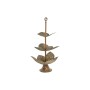 Fruteira DKD Home Decor Dourado Metal 42 x 42 x 80 cm de DKD Home Decor, Travessas e taças - Ref: S3038776, Preço: 42,22 €, D...