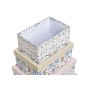 Set de Cajas Organizadoras Apilables DKD Home Decor Animales Flores Cartón (43,5 x 33,5 x 15,5 cm) de DKD Home Decor, Cajas y...