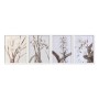 Cadre DKD Home Decor Verre Bouleau 55 x 70 x 2,5 cm 55 x 2,5 x 70 cm Fleurs (4 Pièces) | Tienda24 - Global Online Shop Tienda24.eu