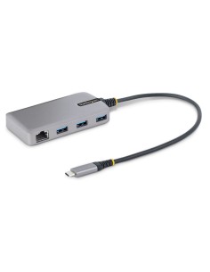 4-Port USB Hub Unitek Y-3089 Schwarz | Tienda24 Tienda24.eu