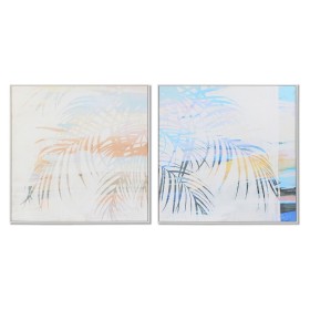 Painting DKD Home Decor Palms 100 x 4 x 100 cm Tropical (2 Units) by DKD Home Decor, Prints on Canvas - Ref: S3038875, Price:...