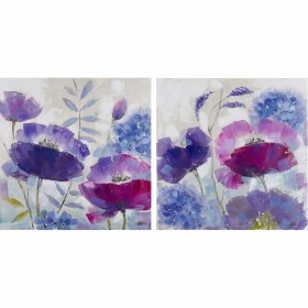 Painting DKD Home Decor 80 x 3,5 x 80 cm Shabby Chic (2 Units) by DKD Home Decor, Prints on Canvas - Ref: S3038944, Price: 72...