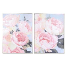 Quadro DKD Home Decor 60 x 3,5 x 80 cm 60 x 3 x 80 cm Fiori Romantico (2 Unità) di DKD Home Decor, Stampe e quadri su tela - ...