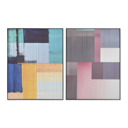 Cadre DKD Home Decor Moderne 75 x 3 x 100 cm 75 x 3,3 x 100 cm (2 Unités) | Tienda24 - Global Online Shop Tienda24.eu