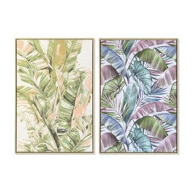 Bild DKD Home Decor 84 x 4,5 x 123 cm Palmen Tropical (2 Stück) von DKD Home Decor, Leinwanddrucke - Ref: S3038972, Preis: 13...