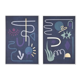 Cuadro DKD Home Decor 83 x 4,5 x 122,5 cm 83 x 4,5 x 123 cm Abstracto Urbano (2 Unidades) de DKD Home Decor, Impresiones sobr...