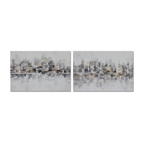 Cadre DKD Home Decor 120 x 2,8 x 80 cm Abstrait Loft (2 Unités) de DKD Home Decor, Impressions sur toile - Réf : S3039062, Pr...