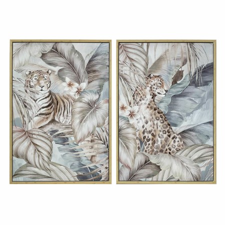 Cadre DKD Home Decor Tropical Jungle (2 Unités) | Tienda24 - Global Online Shop Tienda24.eu