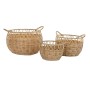 Juego de Cestas DKD Home Decor Natural Metal Polietileno 38 x 38 x 34 cm 38 x 38 x 27 cm 3 Piezas de DKD Home Decor, Cajas y ...