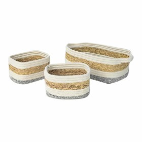 Decorative box DKD Home Decor Natural Fibre 33 x 23 x 13 cm by DKD Home Decor, Boxes - Ref: S3039185, Price: 36,97 €, Discoun...