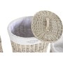 Korbsatz DKD Home Decor Beige korb 51 x 37 x 56 cm 52 x 38 x 56 cm (5 Stücke) von DKD Home Decor, Boxen & Kästen - Ref: S3039...