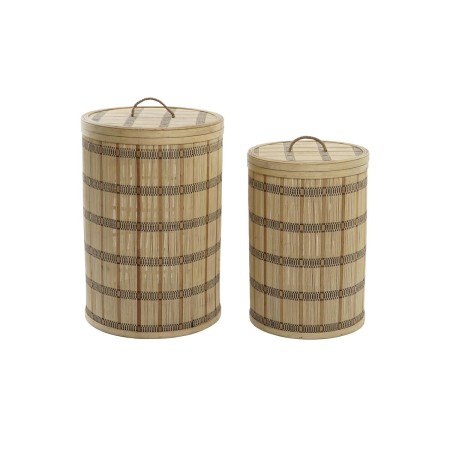 Juego de Cestas DKD Home Decor 40 x 40 x 63 cm Bambú de DKD Home Decor, Cajas - Ref: S3039248, Precio: 128,90 €, Descuento: %