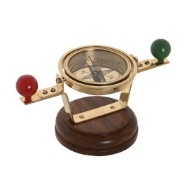 Decorative Figure DKD Home Decor Compass 17 x 8 x 9 cm Golden Vintage by DKD Home Decor, Ornaments - Ref: S3039296, Price: 27...