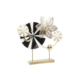 Decorative Figure DKD Home Decor Black Golden Metal Modern (62 x 9 x 61,6 cm) by DKD Home Decor, Ornaments - Ref: S3039309, P...