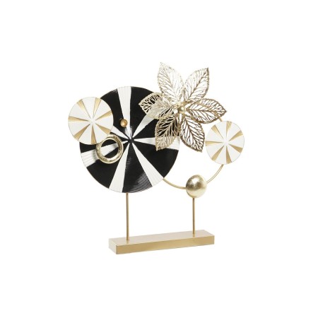 Figura Decorativa DKD Home Decor Preto Dourado Metal Moderno (62 x 9 x 61,6 cm) de DKD Home Decor, Adornos - Ref: S3039309, P...