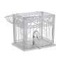 Cage DKD Home Decor Blanc Métal 28 x 20 x 54 cm de DKD Home Decor, Cages - Réf : S3039335, Prix : 66,13 €, Remise : %