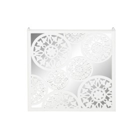 Decoración de Pared DKD Home Decor Espejo Blanco Madera MDF (90 x 1,5 x 90 cm) de DKD Home Decor, Adornos - Ref: S3039345, Pr...