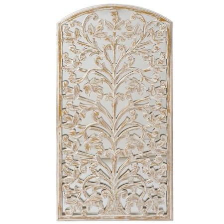 Decoração de Parede DKD Home Decor 45 x 2 x 89 cm Acabamento envelhecido Branco Romântico de DKD Home Decor, Adornos - Ref: S...