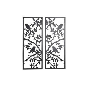 Décoration murale DKD Home Decor (2 Pièces) Métal Oiseaux Shabby Chic (35 x 1,3 x 91 cm) de DKD Home Decor, Objets de décorat...