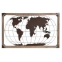 Figurine Décorative DKD Home Decor Naturel Métal Cuivre Pin Mappemonde (75 x 6 x 46 cm) | Tienda24 - Global Online Shop Tienda24.eu