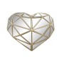 Statua Decorativa DKD Home Decor 26 x 5 x 21 cm Cuore Dorato | Tienda24 - Global Online Shop Tienda24.eu