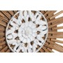 Decoração de Parede DKD Home Decor Branco Castanho Natural Urbana 70 x 1.5 x 70 cm 70 x 1,5 x 70 cm 73 x 1,5 x 73 cm de DKD H...