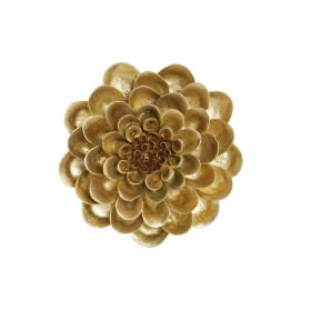 Wall Decoration DKD Home Decor Golden Flower 23 x 6 x 23 cm by DKD Home Decor, Ornaments - Ref: S3039431, Price: 13,69 €, Dis...