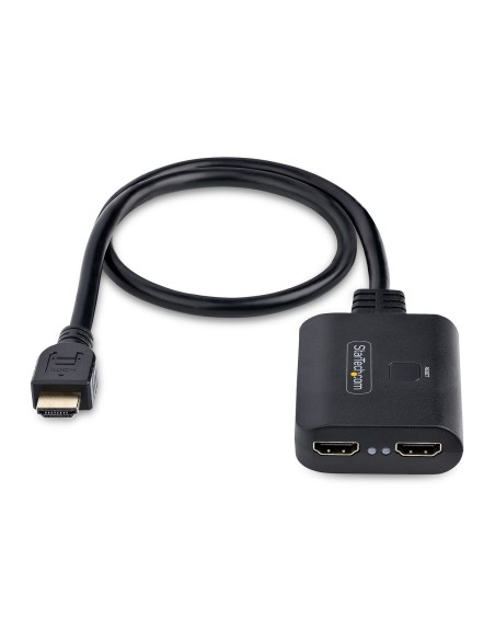 Cable HDMI Startech HDMI-SPLITTER-4K60UP Negro | Tienda24 Tienda24.eu