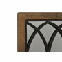 Wall mirror DKD Home Decor Black Metal Brown Birch Window (60 x 3 x 160 cm) by DKD Home Decor, Wall-Mounted Mirrors - Ref: S3...