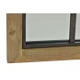 Espejo de pared DKD Home Decor Marrón Negro Metal Abedul Natural Ventana 60 x 3 x 95 cm de DKD Home Decor, Espejos de pared -...