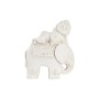 Figura Decorativa DKD Home Decor Acabamento envelhecido Elefante Branco Oriental Magnésio (42 x 24 x 46 cm) | Tienda24 - Global Online Shop Tienda24.eu